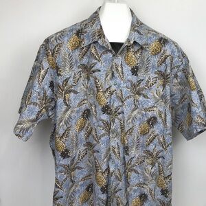 Hollis‎ River Mens Hawaiian XL Shirt Button Front